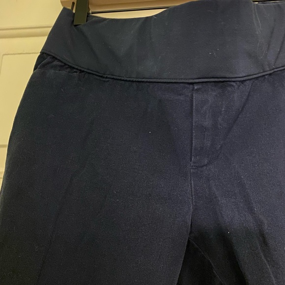 Gap maternity slim cropped navy pant 10 - Picture 5 of 6